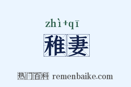 稚妻是什么意思的图片